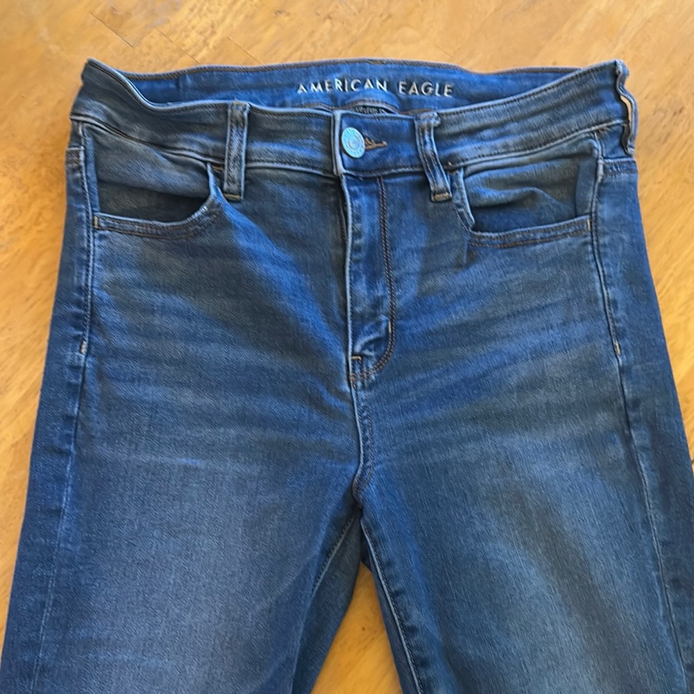American Eagle Outfitters Blue Skinny Jeans Classic Style